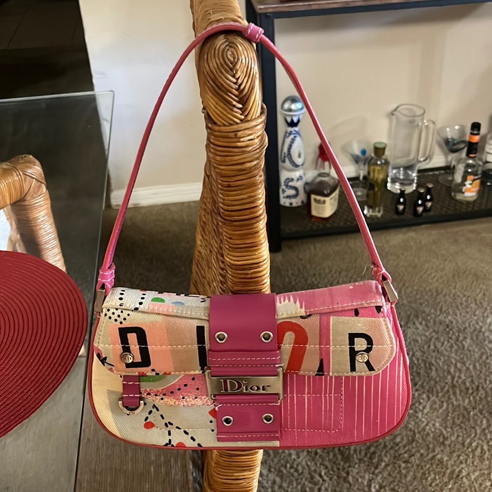 COPY - Pink graffiti Dior bag